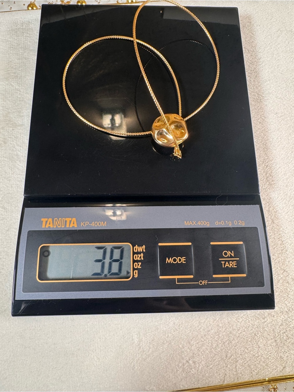 18k solid Italian gold chocker - Picture 3 of 4